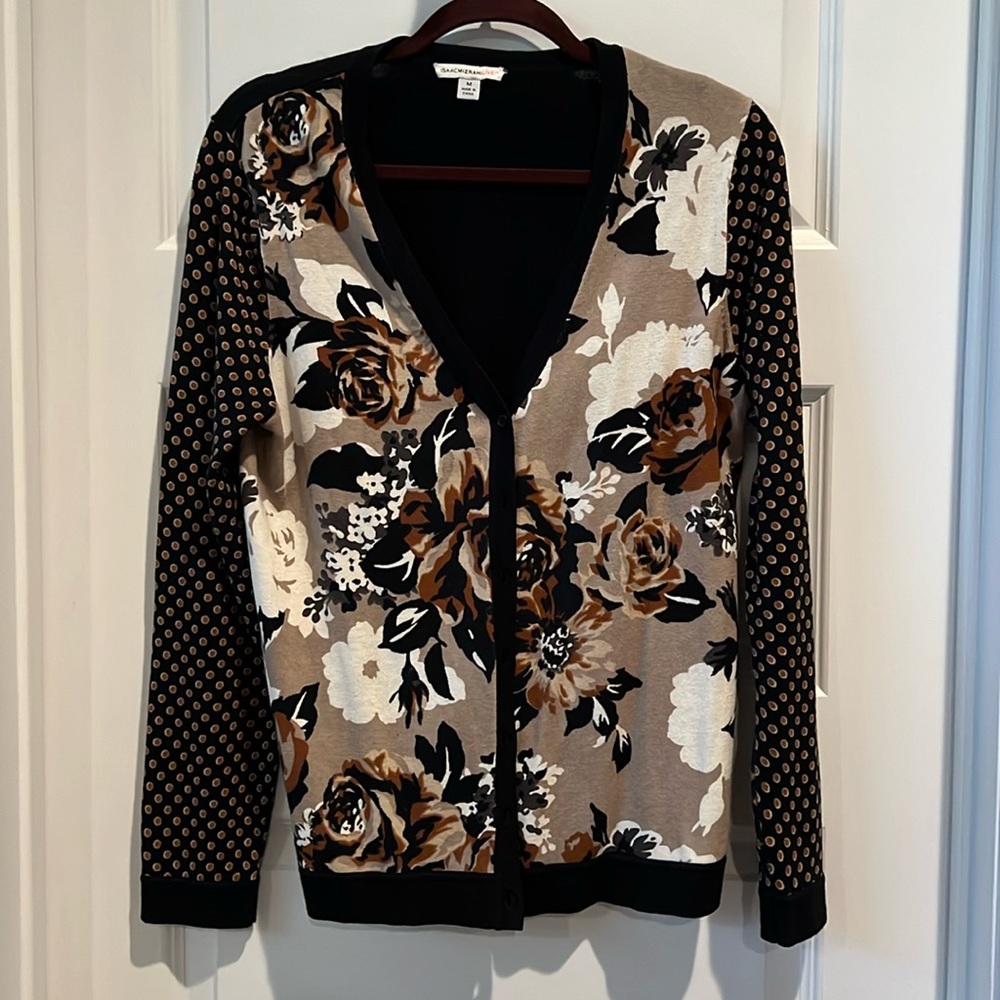 Cardigan Sweater by Isaac Mizrahi Live, sz M